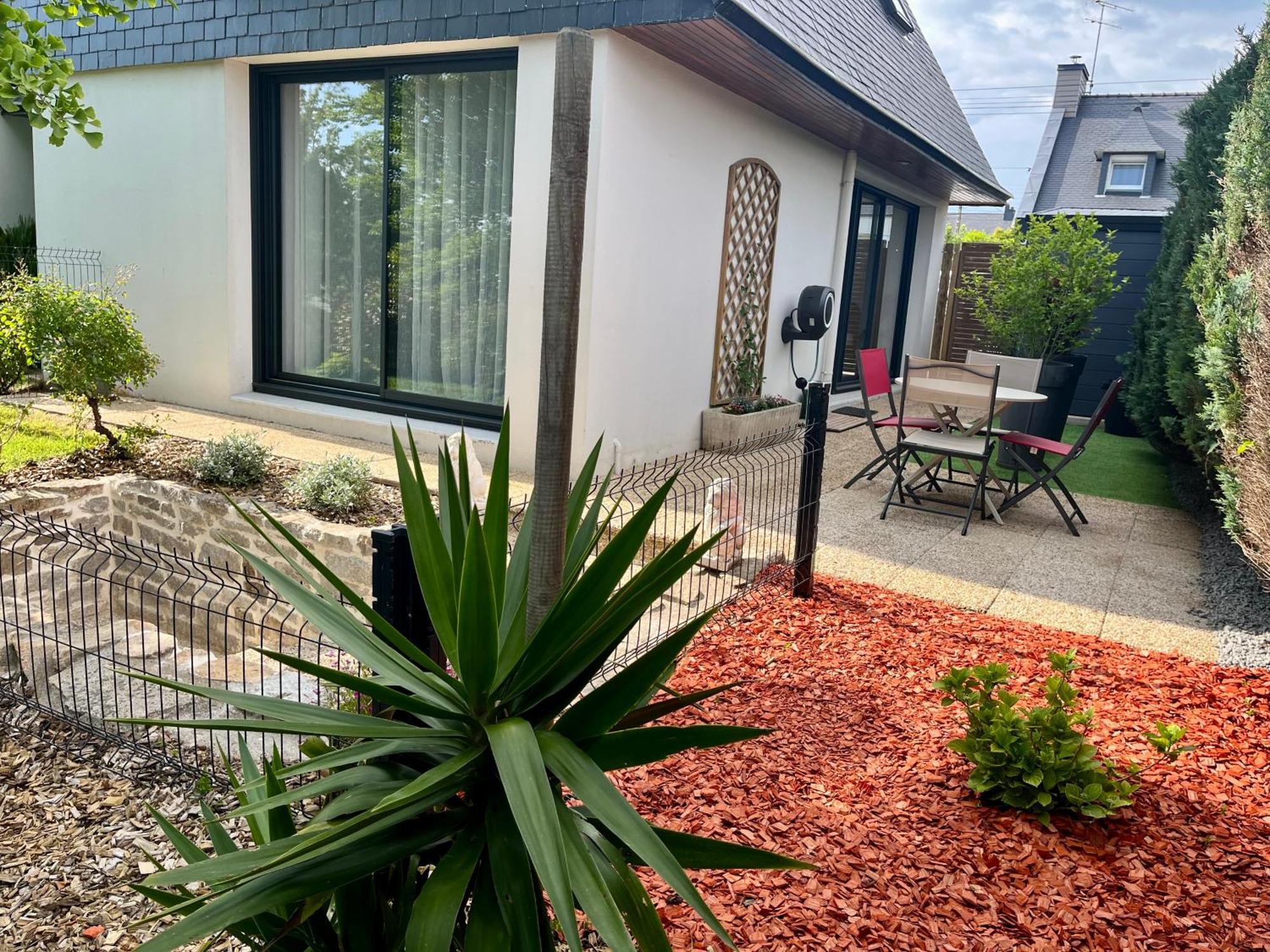 Appartamento Au Jardin Ginkgo Quimper Esterno foto